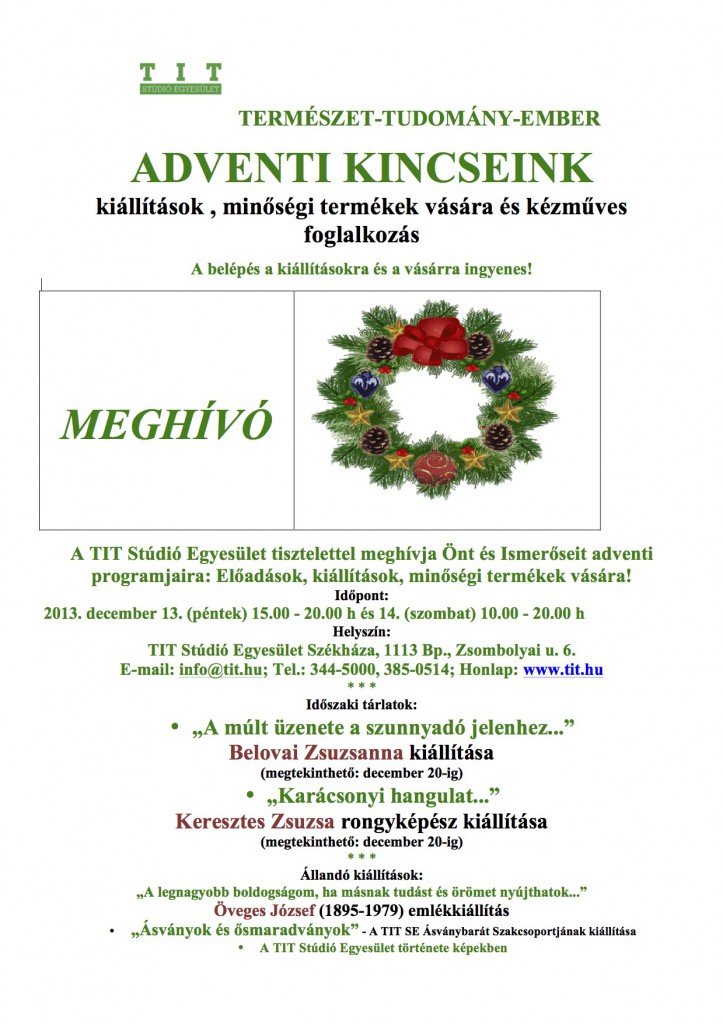 Adventi Kincseink 2013-11