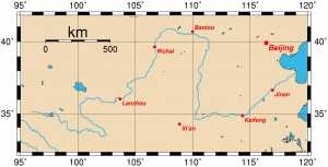 1.Huanghe-map-Sárga-folyó-Ordos